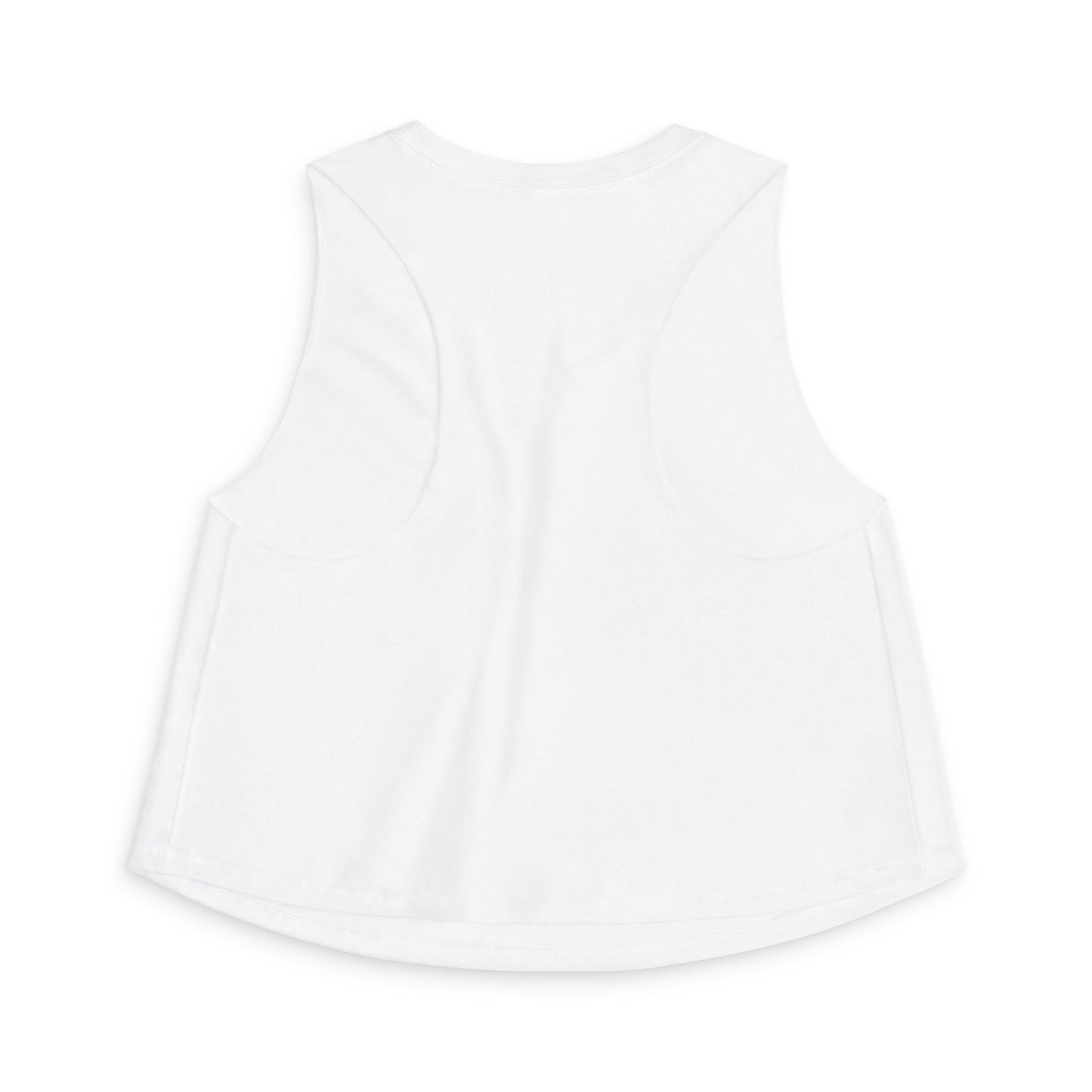 QF Logo Women's Crop Top — Minimal Athletic Racerback Tank