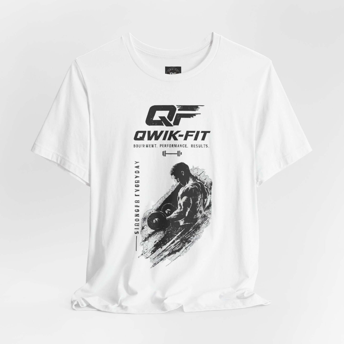 Qwik-Fit Athletic Tee - Weightlifting Gym T-Shirt - view 4