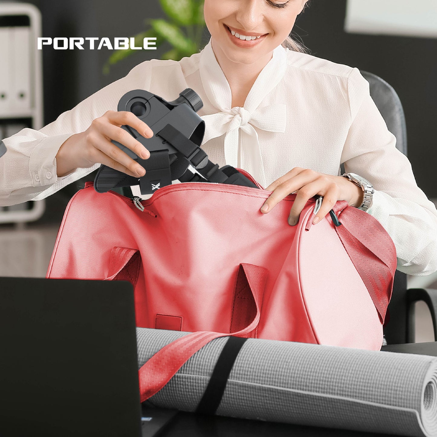 Adjustable Anklebell Leg Weight Adapter – Ankle Weight Dumbbell Attachment (Single)