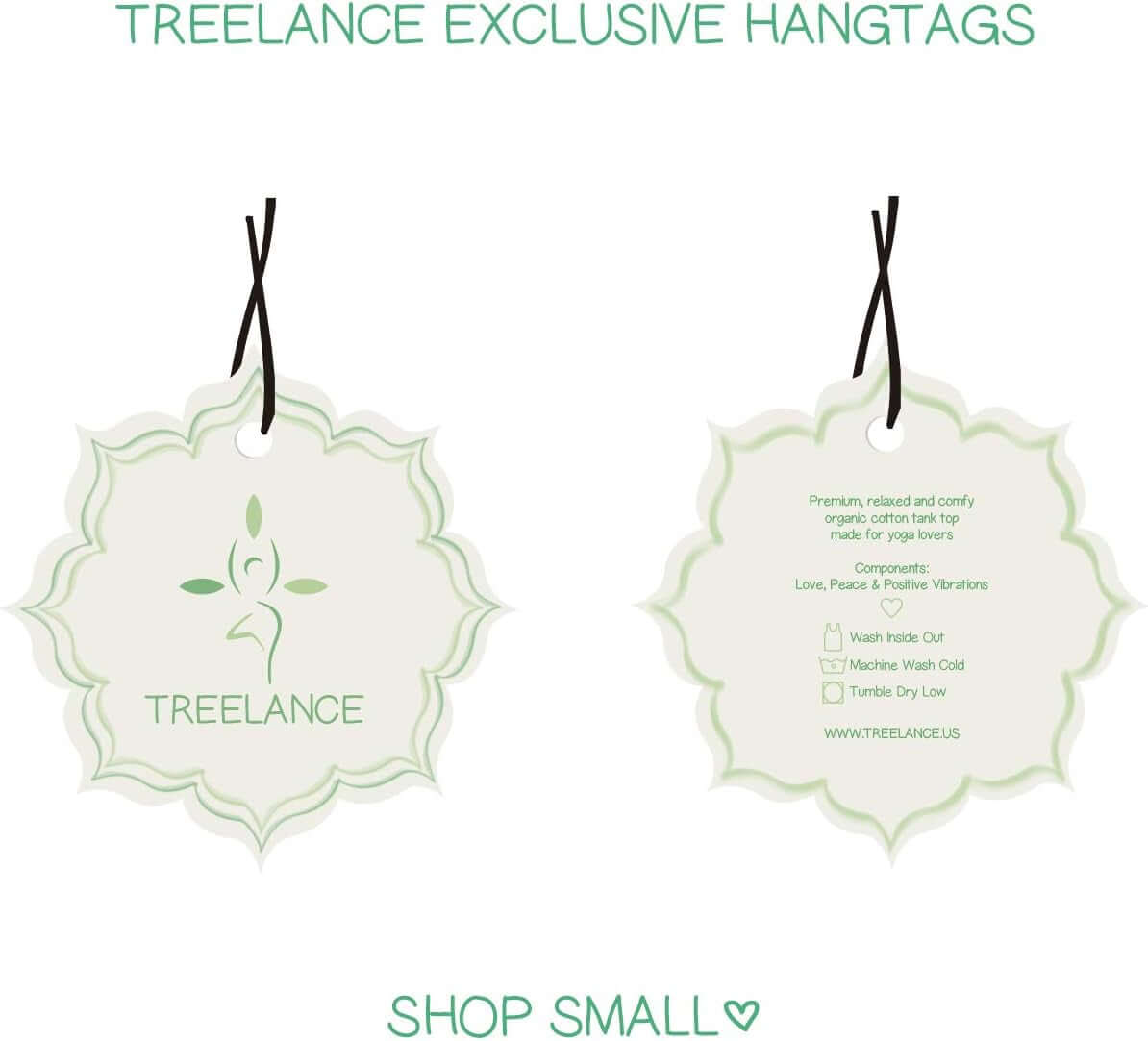 Treelance Organic Cotton Yoga Tank Top Sleeveless - view 7