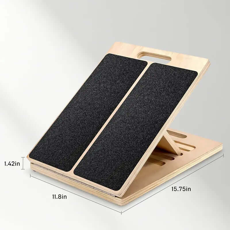 Adjustable Wooden Slant Board for Calf Stretching - view 7