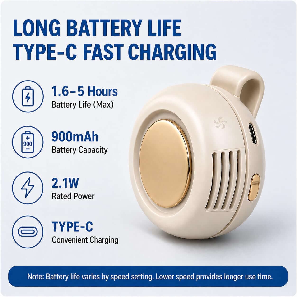 Portable Clip - on Bladeless Fan for Comfort - view 8