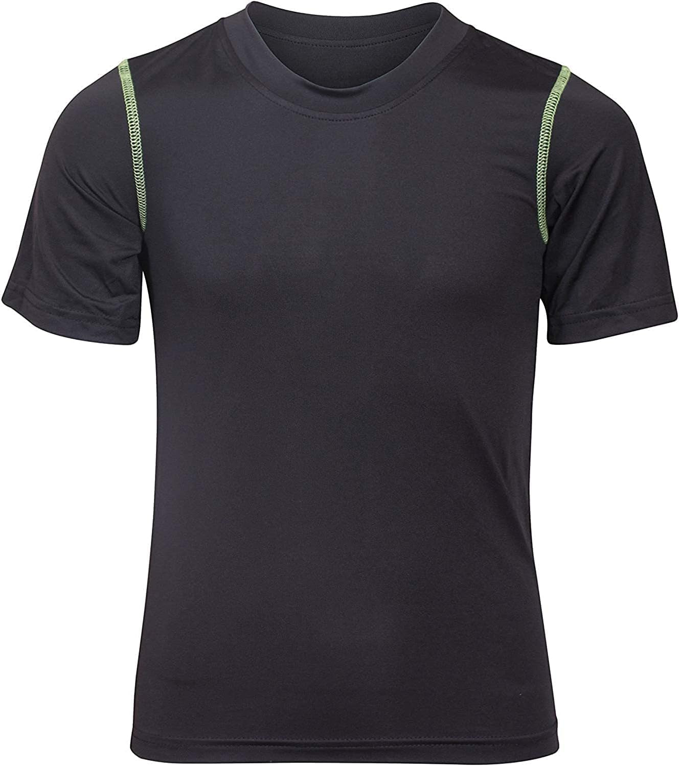 Set of four Black Bear boys' active short sleeve shirts made of dry-fit athletic fabric, designed for active youth.