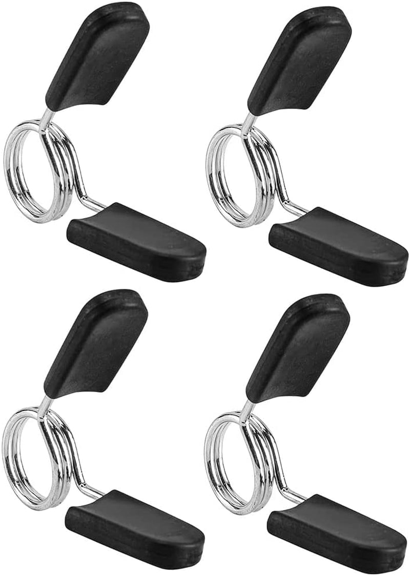 EastyGold 1-inch barbell clamps, spring clips for weightlifting, gym accessory, secure dumbbell and barbell weight plates.
