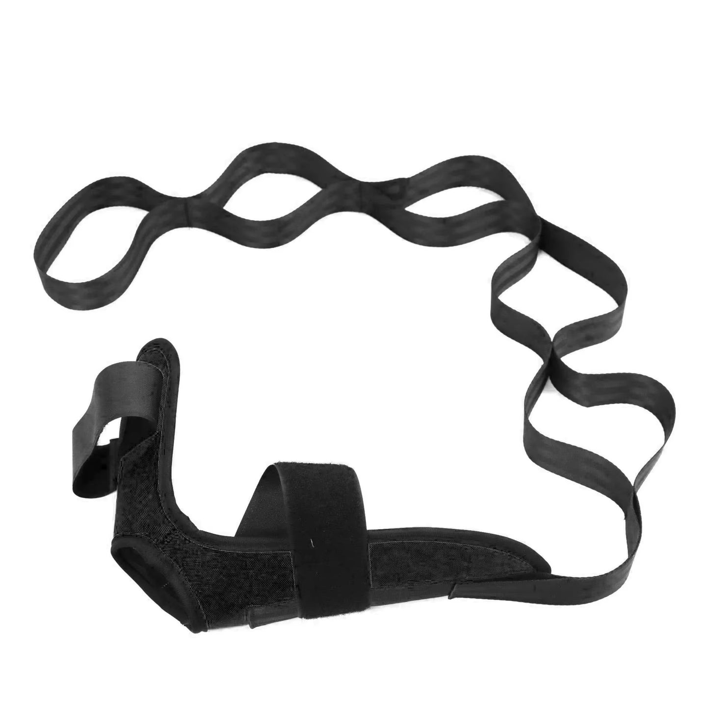 Red Yoga Foot Stretching Band by My Store 2, showing the elastic strap used for stretching and flexibility exercises.