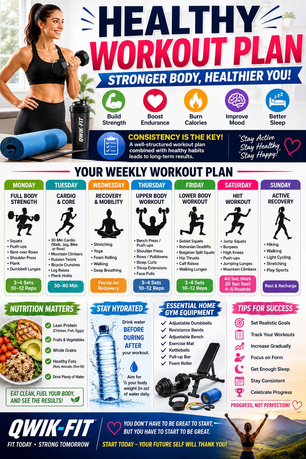 Healthy Workout Plan Your Complete Guide to Better Fitness