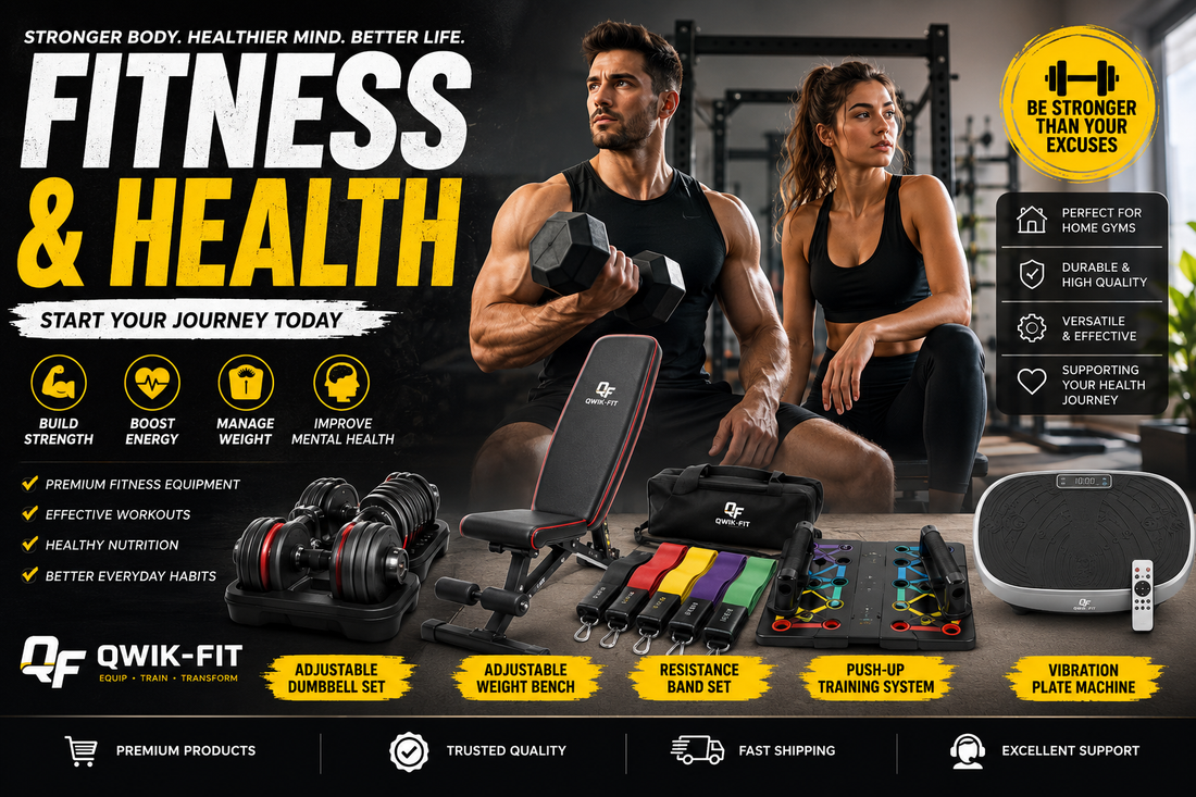 The Complete Fitness; Health Guide: Build a Stronger, Healthier Life with Qwik-Fit