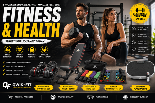 The Complete Fitness; Health Guide: Build a Stronger, Healthier Life with Qwik-Fit