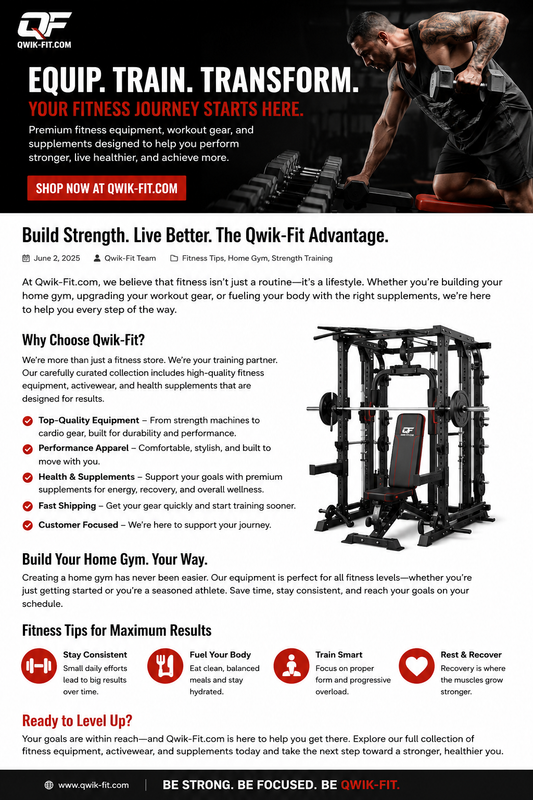 premium fitness equipment for home gym