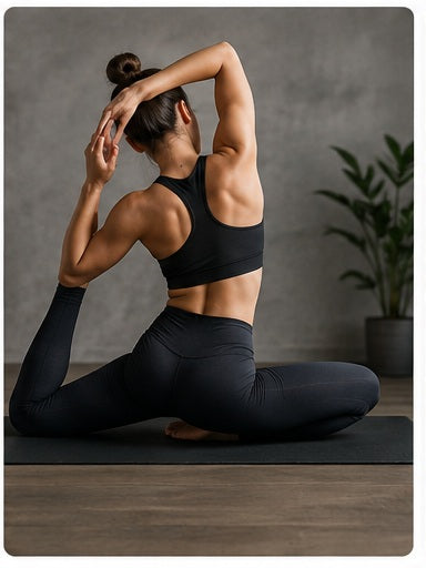 Yoga and Pilates workout