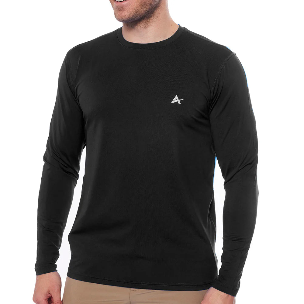 Men'S Cooling Crew Neck Long Sleeve T-Shirt