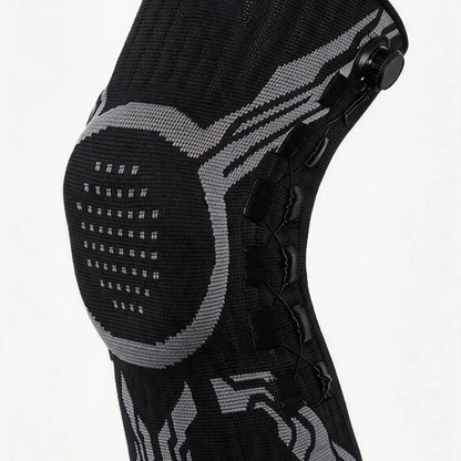 Adjustable Compression Knee Brace with Dial, Breathable Knee Support Sleeve for Sports, Running & Daily Activities
