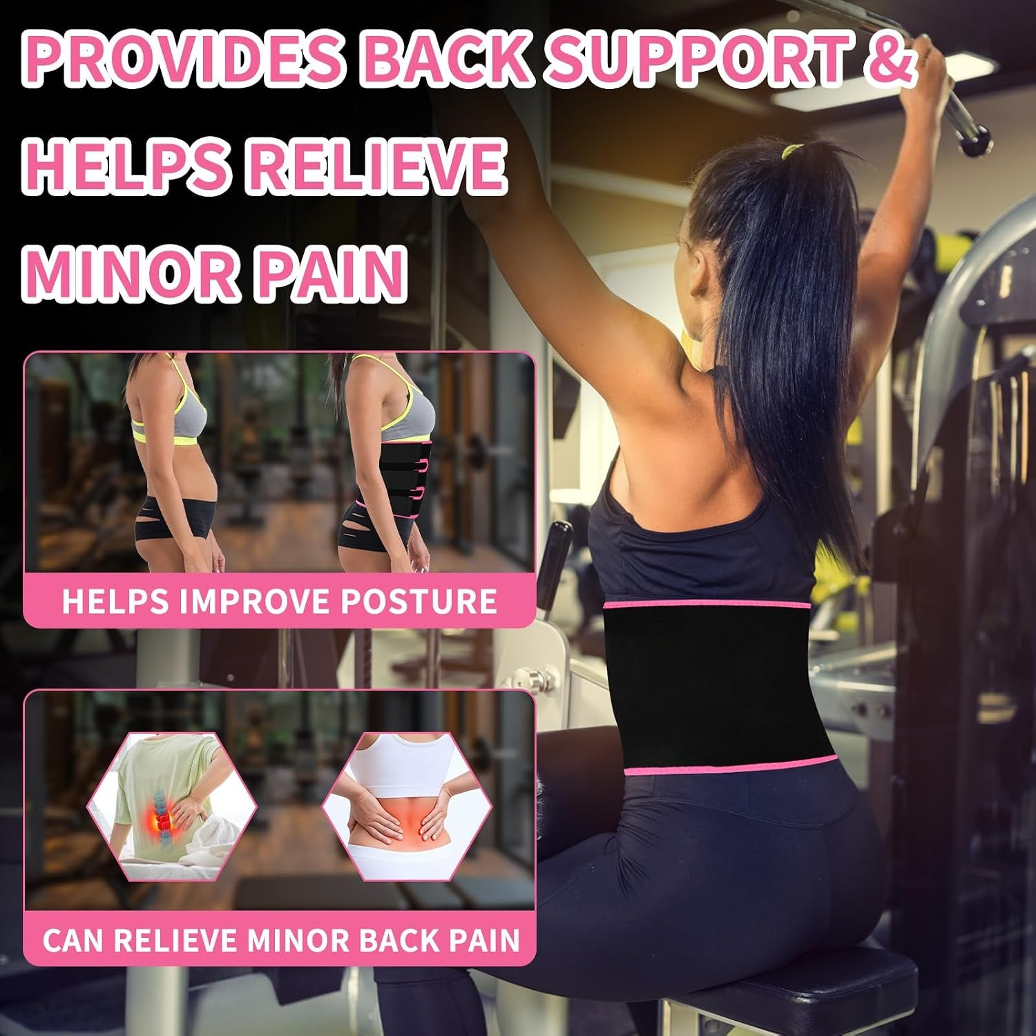 Ultimate Sweat Waist Trainer for Effective Fat Loss - Unisex Waist Trimmer & Stomach Wrap for Enhanced Workouts