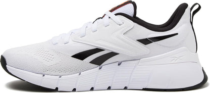Reebok Nano Gym 1.0 men's athletic workout shoes with black and gray design, supportive sole, and breathable fabric upper.