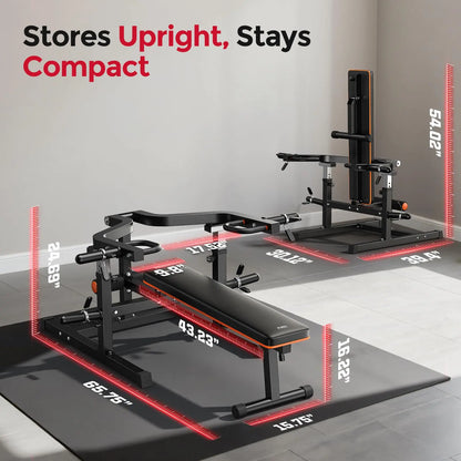 FED FITNESS SO2 Chest Press Machine, Heavy-Duty Bench Press Machine with 4-Level Adjustable Independent Converging Arms, Unique Adjust Bench Design, Chest Press Bench for Strength Training Equipment