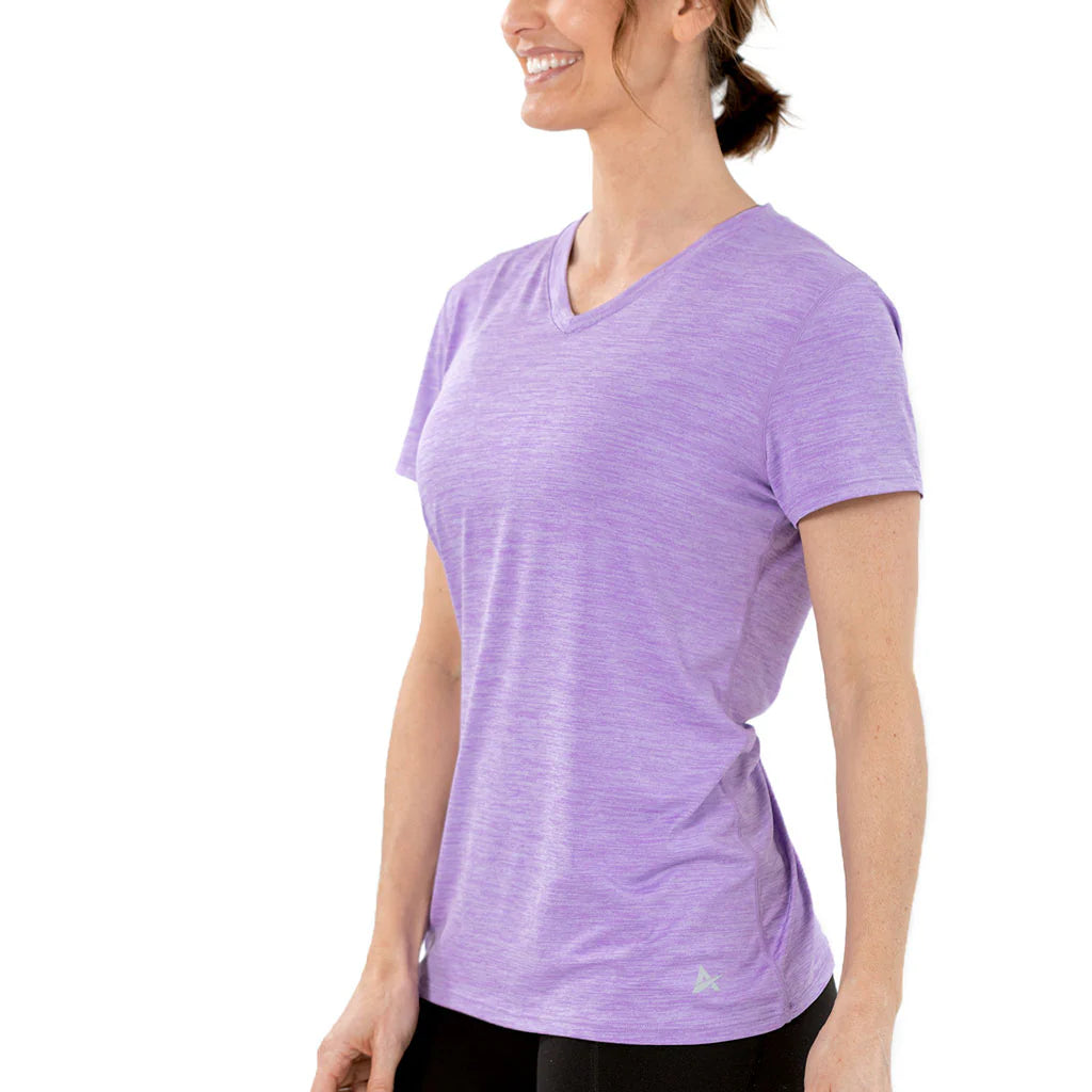 Women'S Cooling V-Neck Short Sleeve T-Shirt
