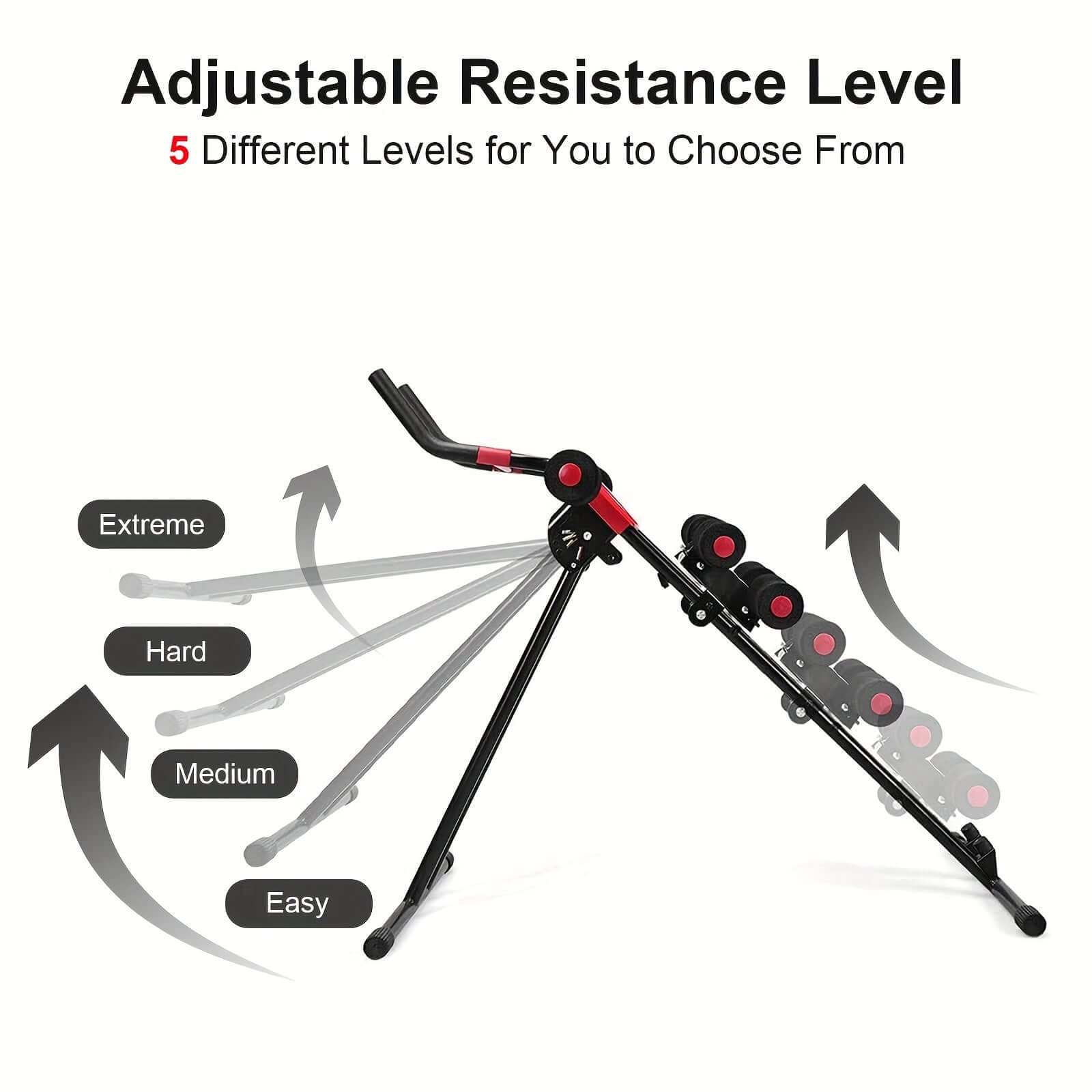 Ab Workout Machine Adjustable Foldable Core Trainer product image 4