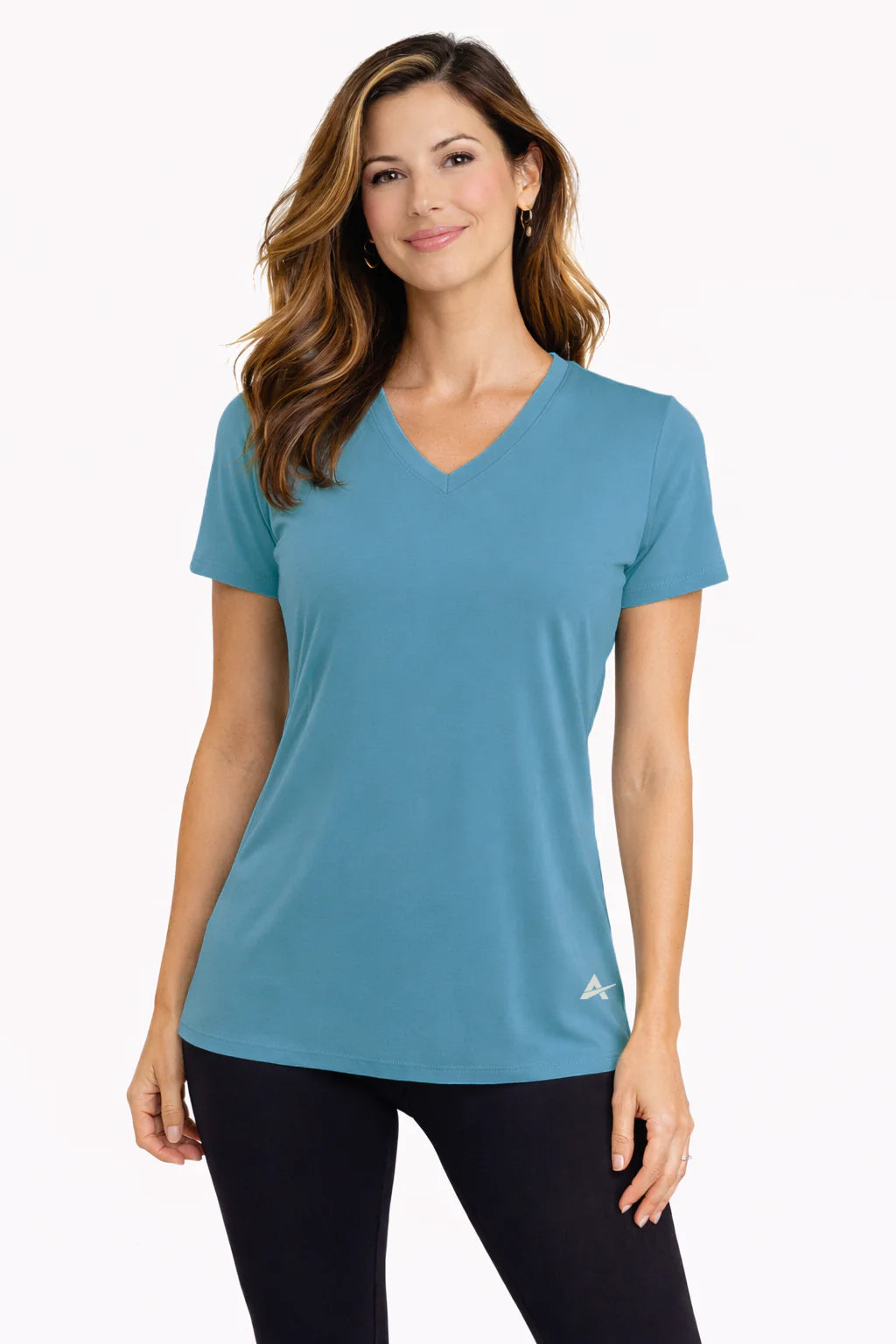 Women'S Cooling V-Neck Short Sleeve T-Shirt