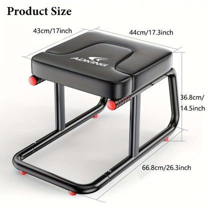 Upward Yoga Stool with Handrests Iron Frame-4