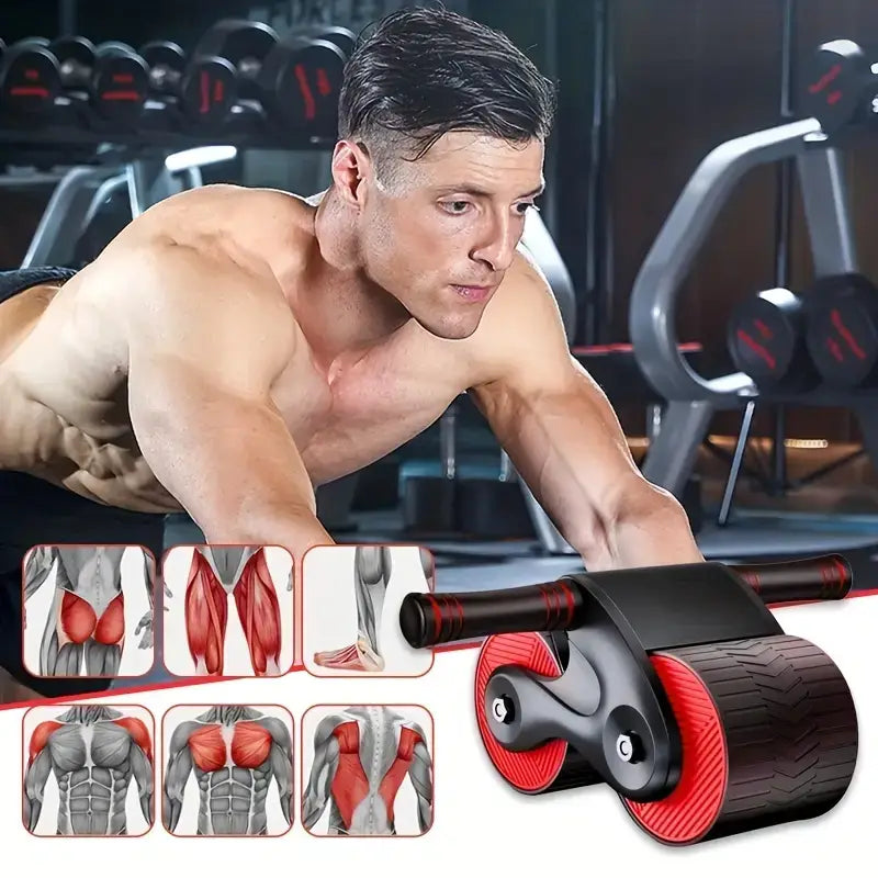 Automatic Rebound Abdominal Muscle Training Wheel product image 5