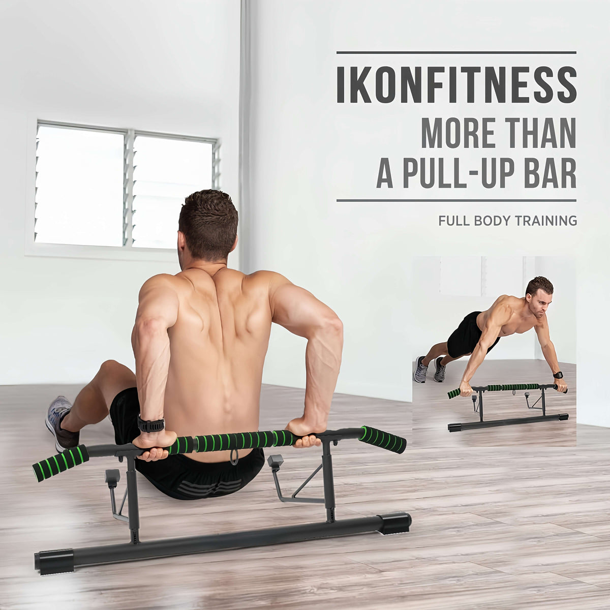3-in-1 Doorway Pull-Up Bar Home Fitness Trainer product image 5