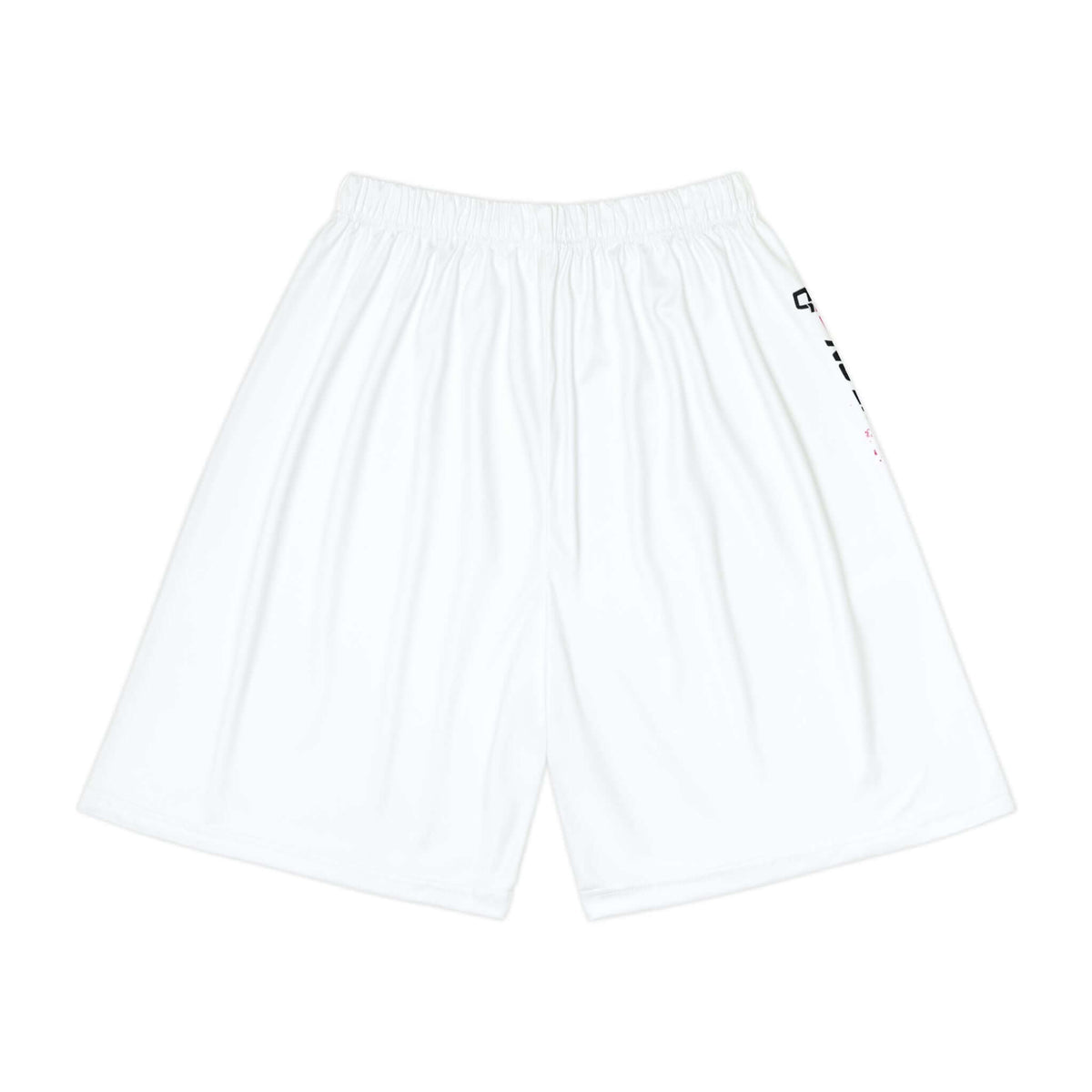 comfortable men's sports shorts in white, ideal for training and casual wear.