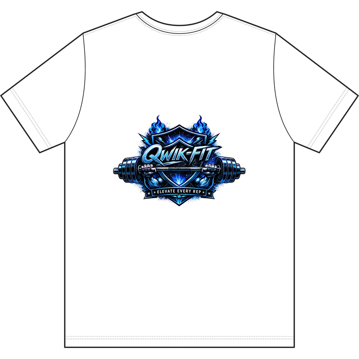 Qwik-Fit Elevate Every Rep Performance Dri-Power T-Shirt — alternate view 7