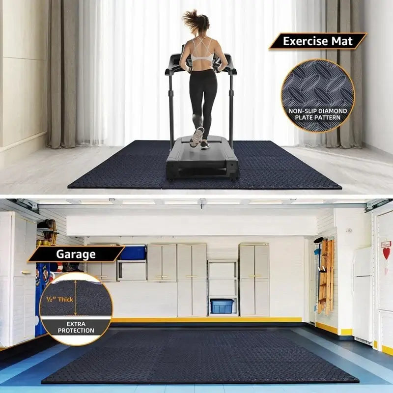 Durable Exercise Mat for Home Gym & Yoga (12 pack) product image 3