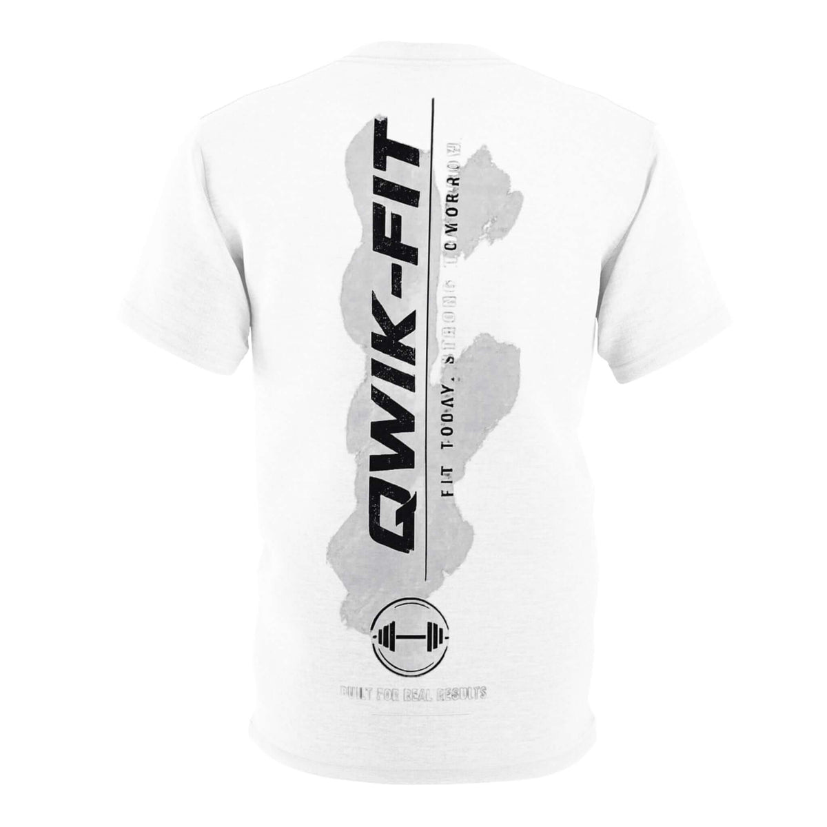 Unisex athletic cut and sew tee featuring QWIK-FIT graphic for an athletic and stylish look.