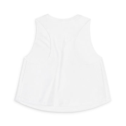QF Logo Women's Crop Top — Minimal Athletic Racerback Tank