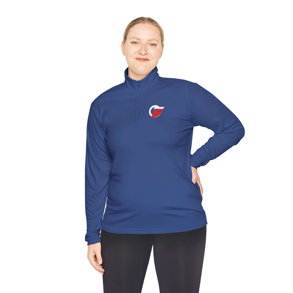 Athletic quarter-zip training pullover product image