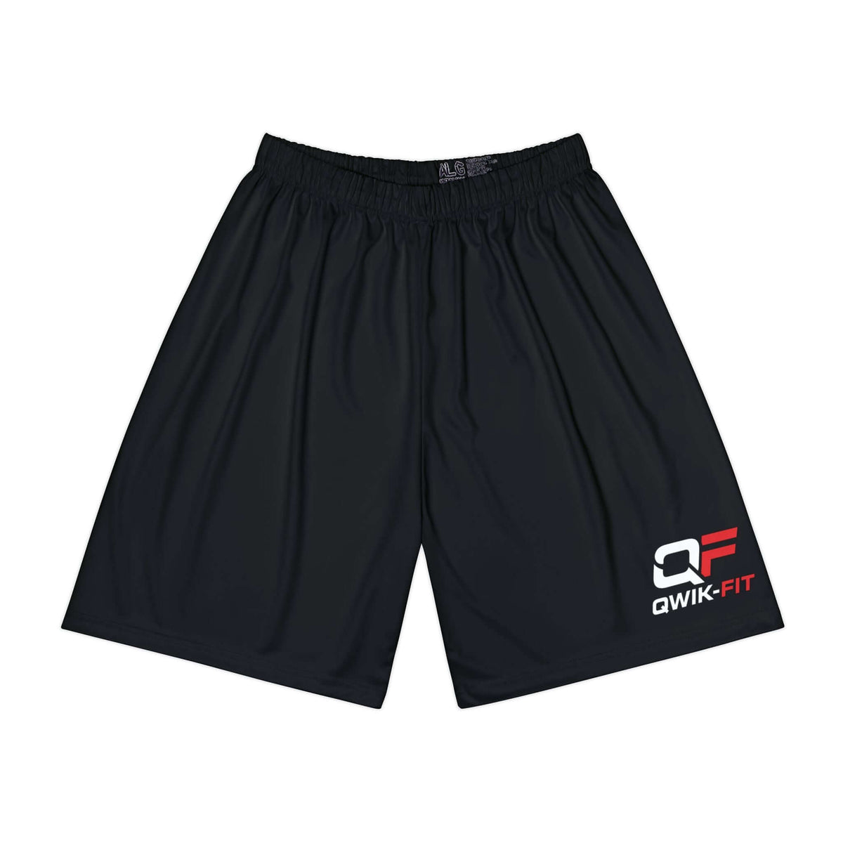 Men's Breathable Athletic Training Shorts in black, perfect for gym workouts and outdoor activities.