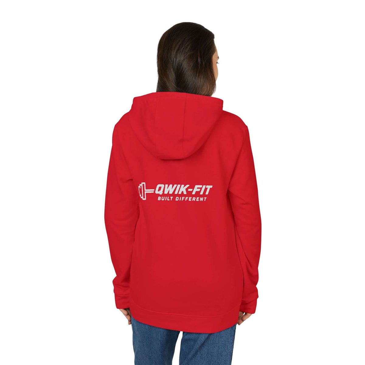 White Adidas Hoodie - Qwik-Fit Logo Athletic Pullover product image 16