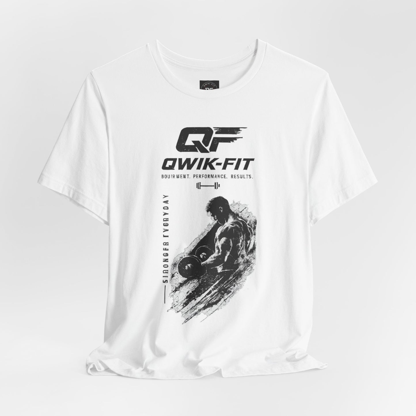 Qwik-Fit Athletic Tee — Weightlifting Gym T-Shirt