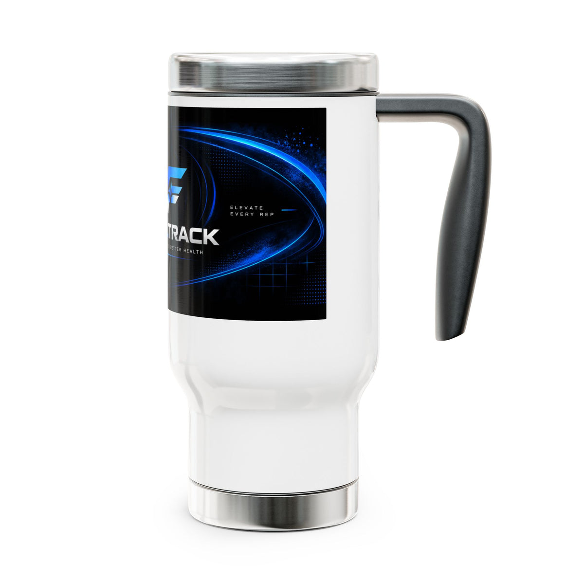 Stainless Steel Travel Mug with Handle, 14oz-4