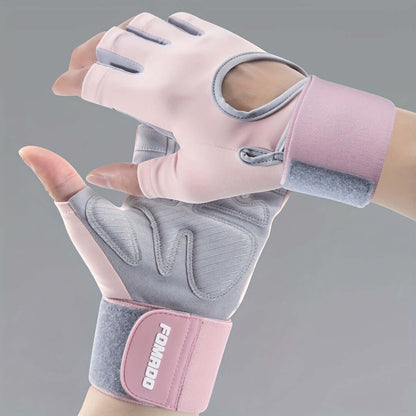 Women's Breathable Weightlifting Gym Gloves – Adjustable Wrist Support & Non-Slip Grip-1