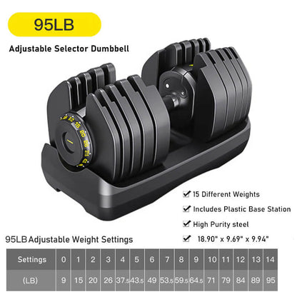 Adjustable Dumbbells Set – All-in-One Free Weight Pair