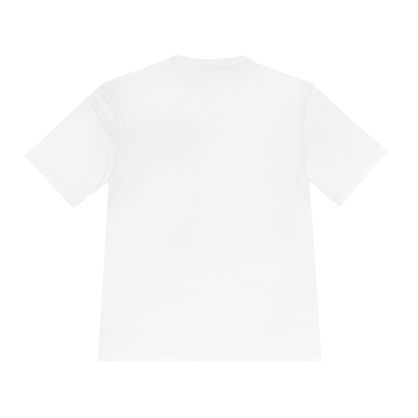 Back view of Q-F T-Shirt, featuring lightweight 100% polyester, PosiCharge competitor tee design.