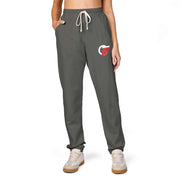 Garment - Dyed Fleece Sweatpants with Vertical 'gamer' Graphic