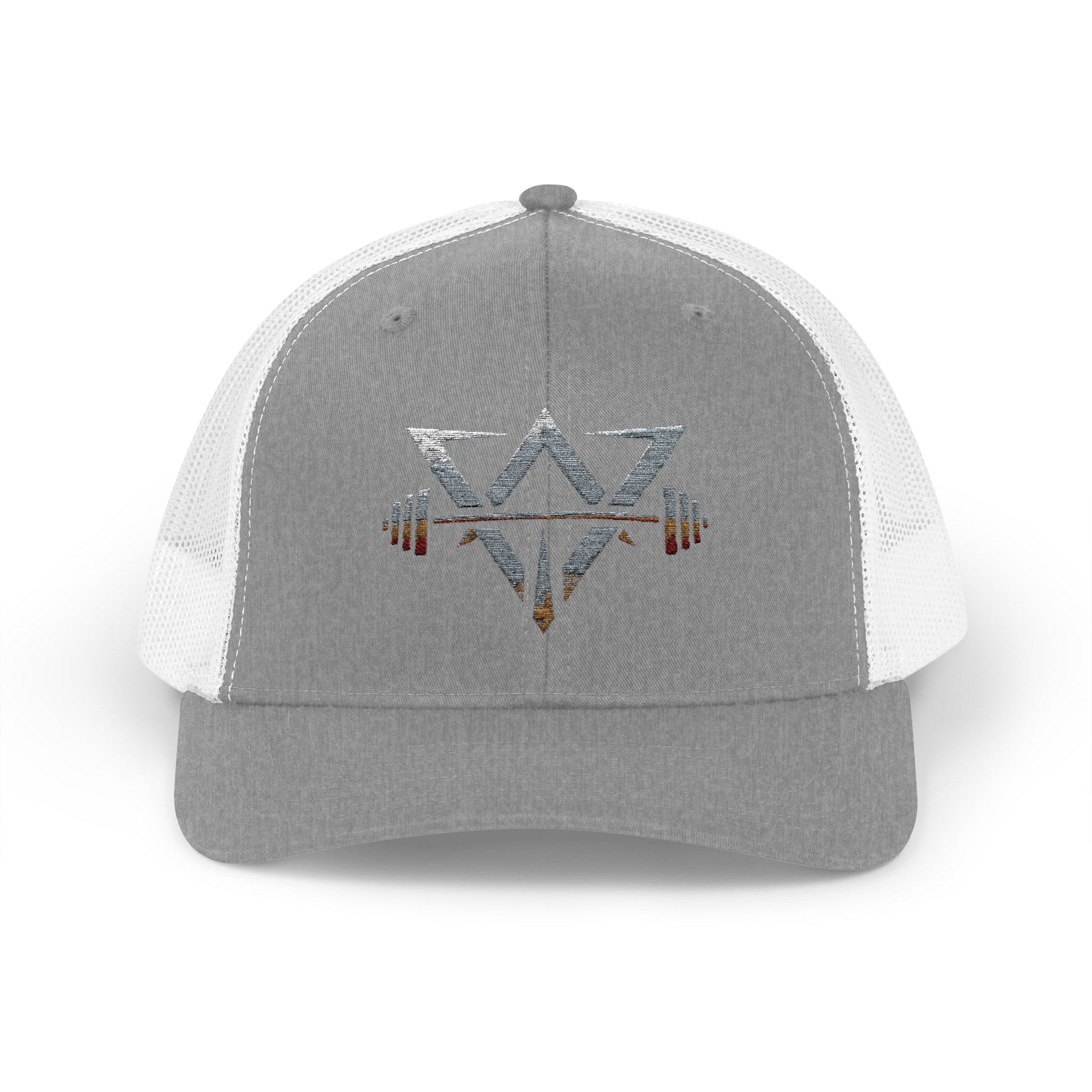 Printify snapback trucker cap with adjustable snap closure and classic mesh back, featuring a stylish hat design.