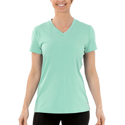 Women'S Cooling V-Neck Short Sleeve T-Shirt