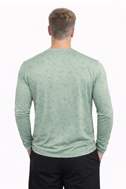 Men'S Cooling Crew Neck Long Sleeve T-Shirt