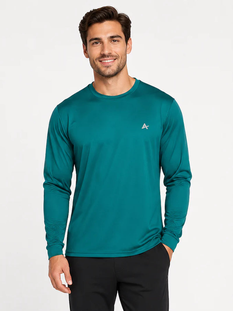 Men'S Cooling Crew Neck Long Sleeve T-Shirt