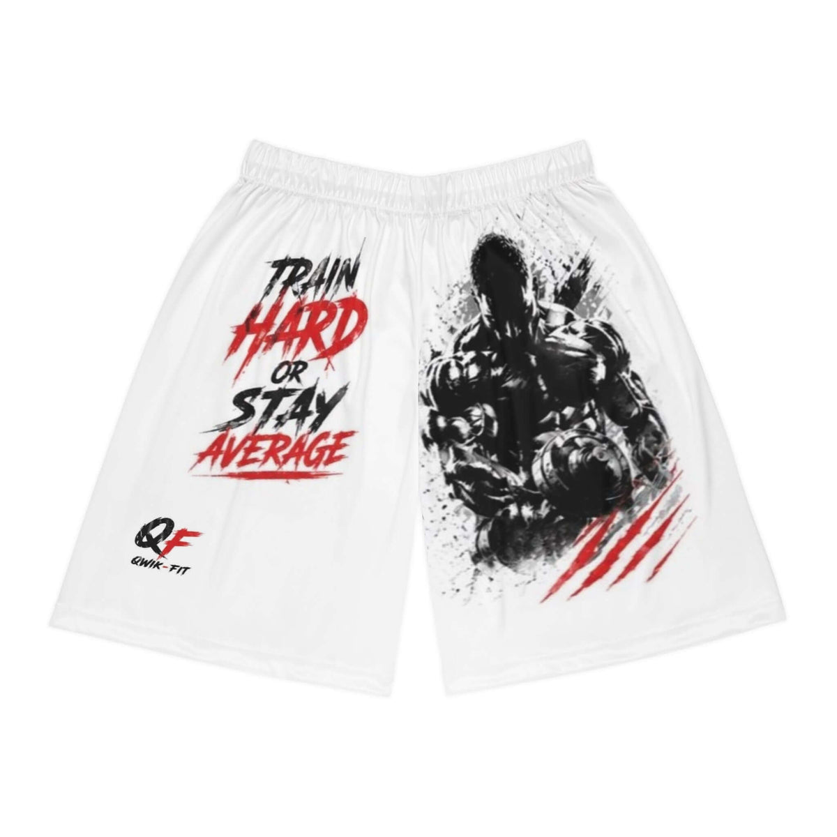 Men's all-over print basketball shorts featuring bold graphics and comfortable fit for workouts and training.