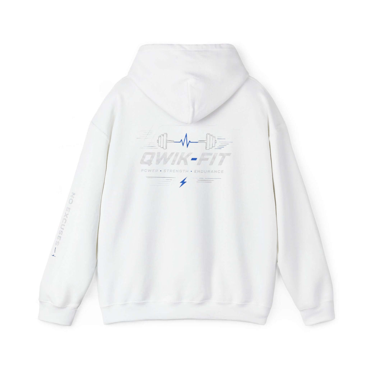 Fitness Hoodie - Qwik-Fit Gym Pullover with Barbell Logo product image 7