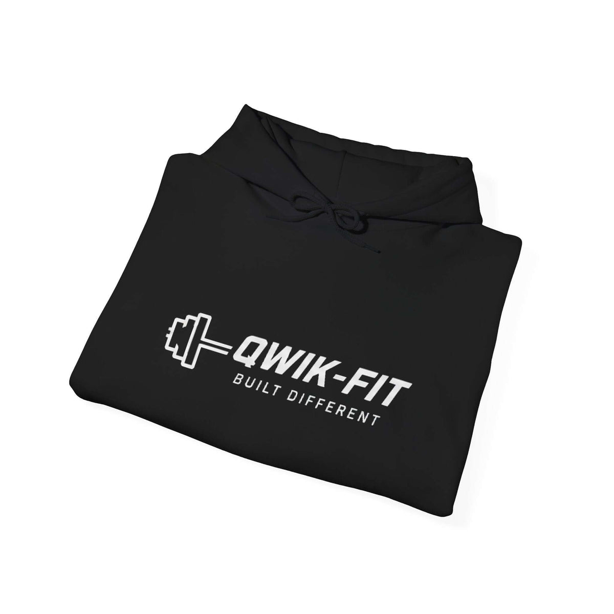 Qwik-Fit Built Different Hoodie, a comfortable athletic hoodie for casual wear and training.