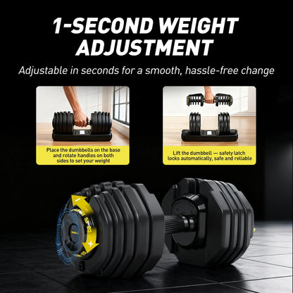 Adjustable Dumbbells Set – All-in-One Free Weight Pair