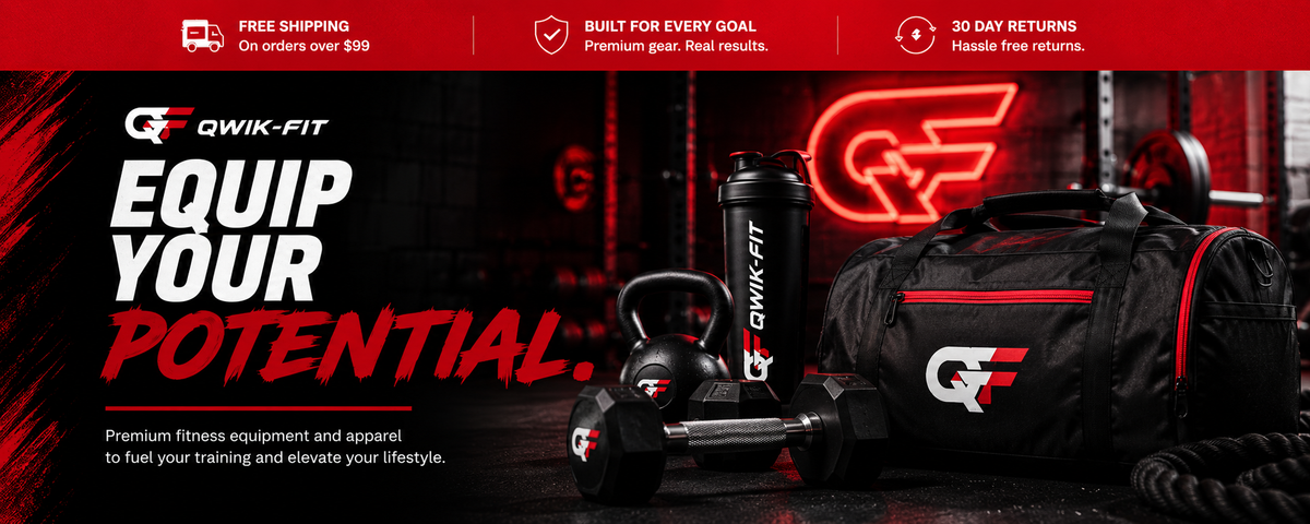 Qwik-Fit fitness equipment and workout gear