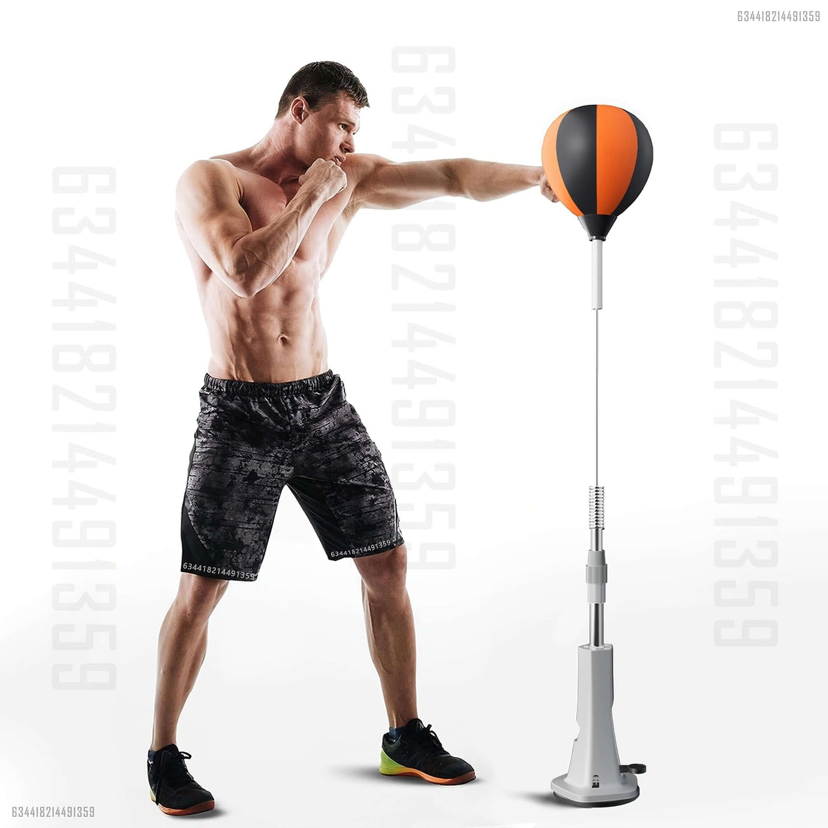 Inflatable Boxing Reflex Bag Adjustable Height Training
