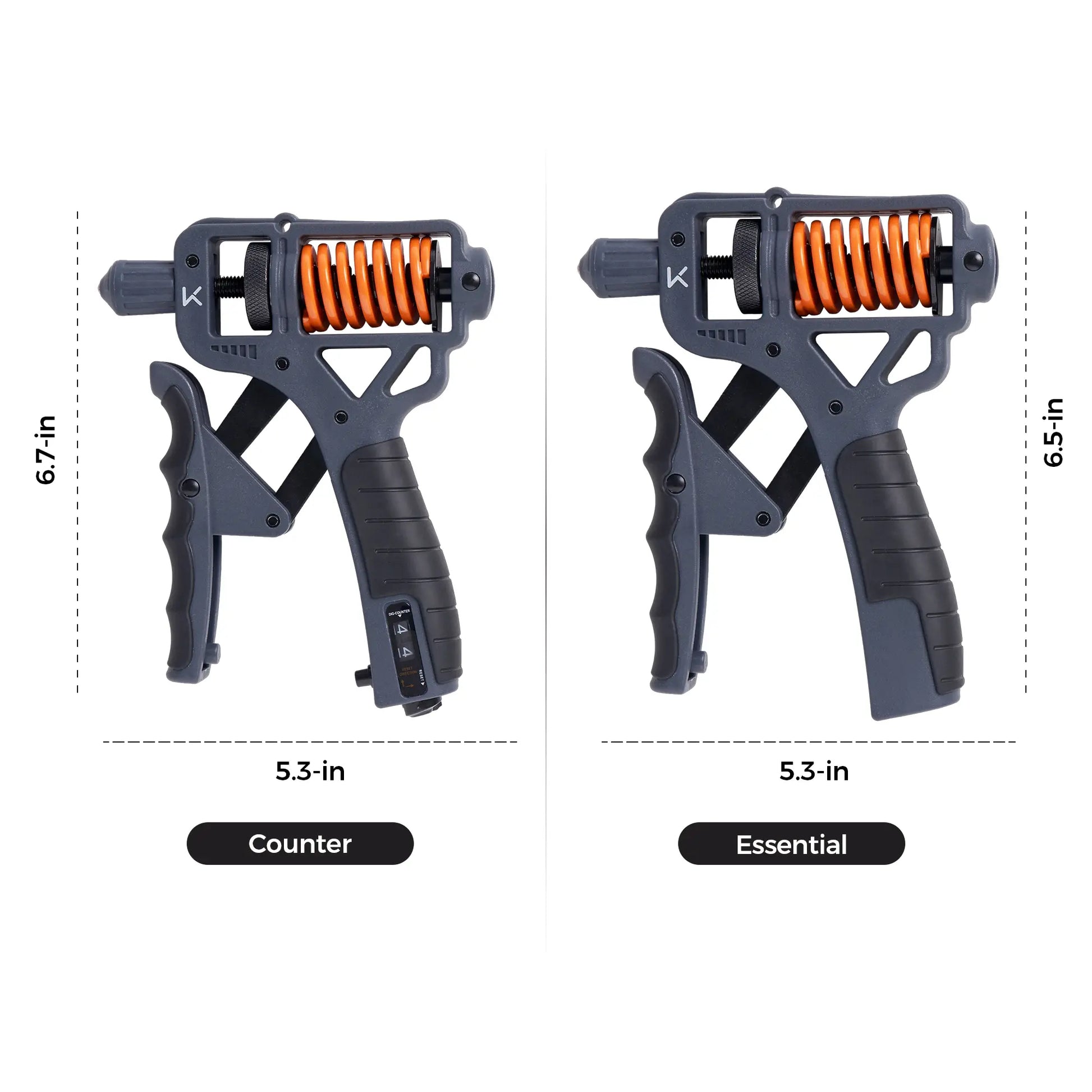 Keep H-Shaped Ergonomic Grip Strengthener, Adjustable 10-660LBS Resistance, for Muscle Relaxation, Forearm Training, Hand Therapy & Stress Relief